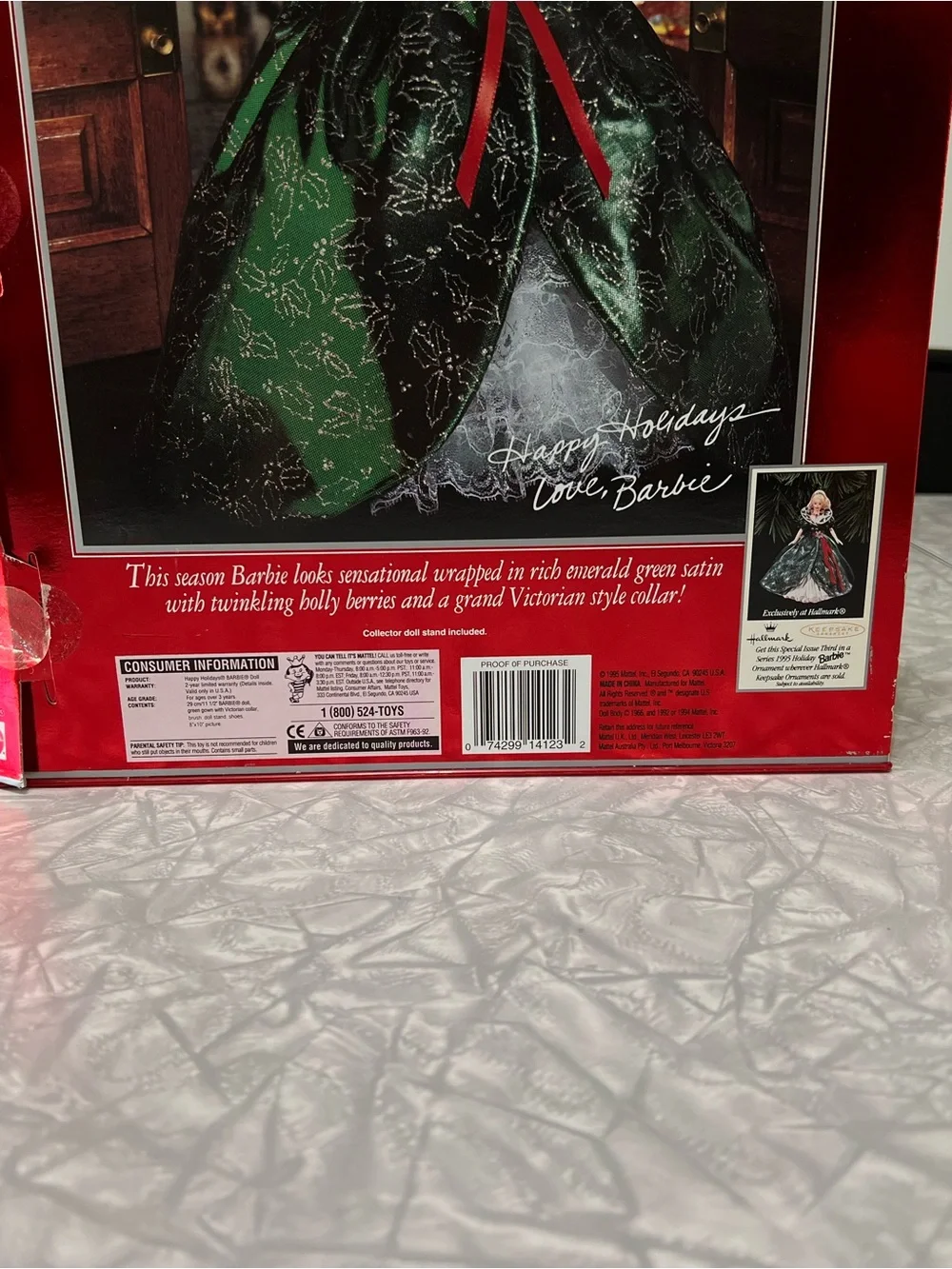1995 Vintage Happy Holiday Barbie